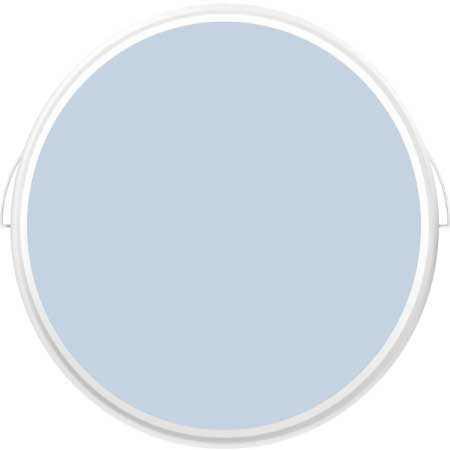 İç Cephe Boya Renkleri 2021 yazısı için kullanılan görselde, plastik boya kutusunda açık mavi duvar boyası var.