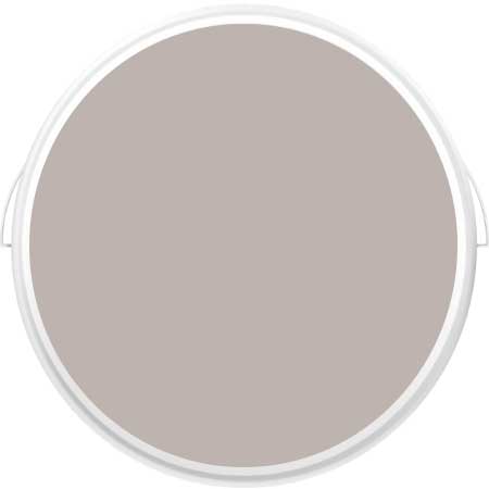 Görselde, gri ve bej renklerinin karışımıyla oluşan greige renginde duvar boyası var.