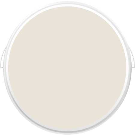 Görselde, boya kutusunda nötr krem renginde duvar boyası var.