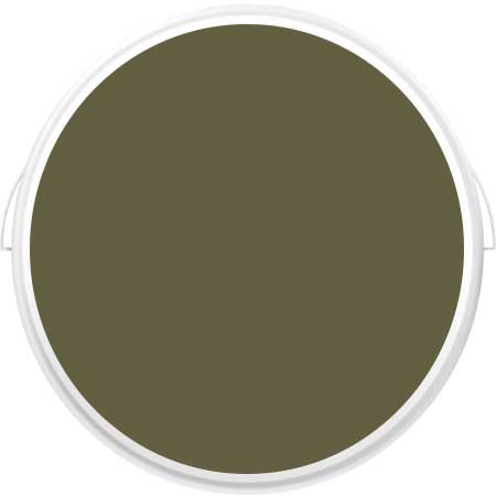 Görselde, zeytin, zerdeçal ve portakal renklerinin karışımıyla elde edilmiş yeni nesil bir duvar boyası var