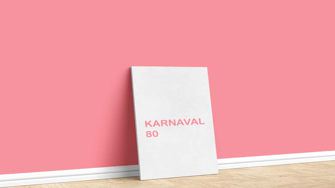 Filli Boya Kırmızı Duvar Boyası – Karnaval 80. Filli Boya kırmızı duvar boyası için kullanılan görselde, Karnaval 80 kodlu iç cephe boyasıyla boyalı bir duvar var.