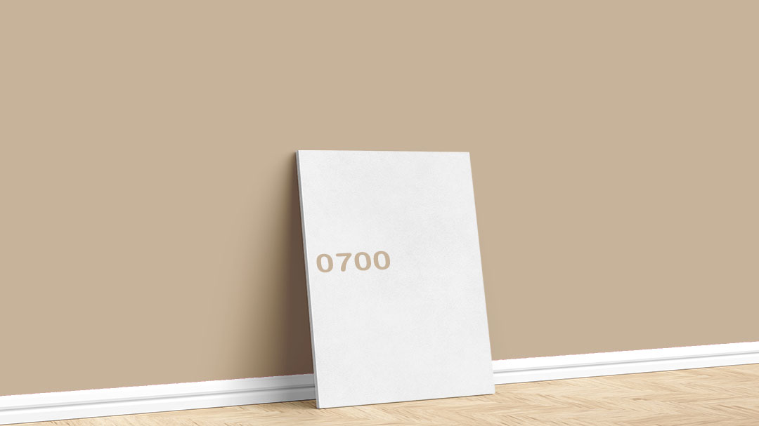 Dyo Bej Kahve İç Cephe Renkleri – 0700. Dyo bej-kahve duvar boyası için kullanılan görselde, 0700 kodlu iç cephe boyasıyla boyalı bir duvar var.