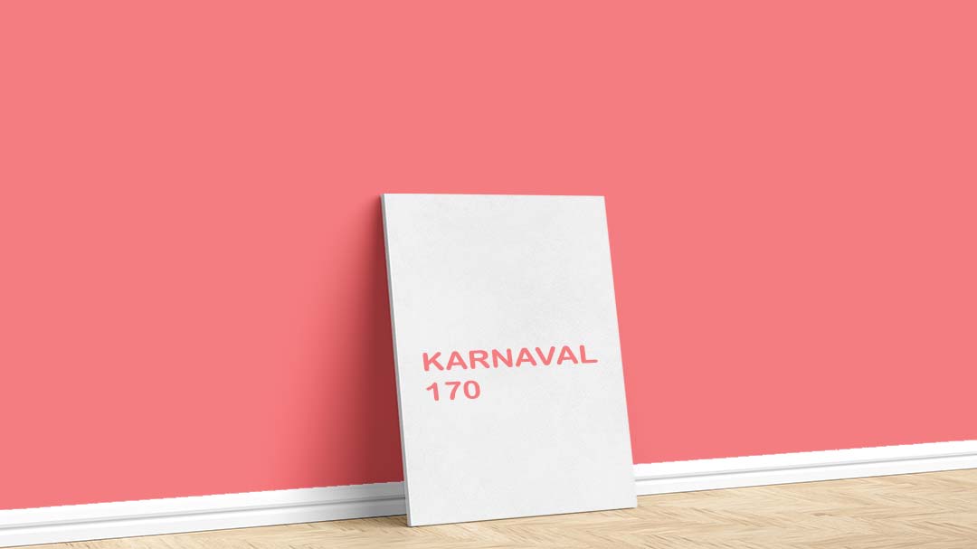 Filli Boya Kırmızı Duvar Boyası – Karnaval 170. Filli Boya kırmızı duvar boyası için kullanılan görselde, Karnaval 170 kodlu iç cephe rengiyle boyanmış bir duvar var.