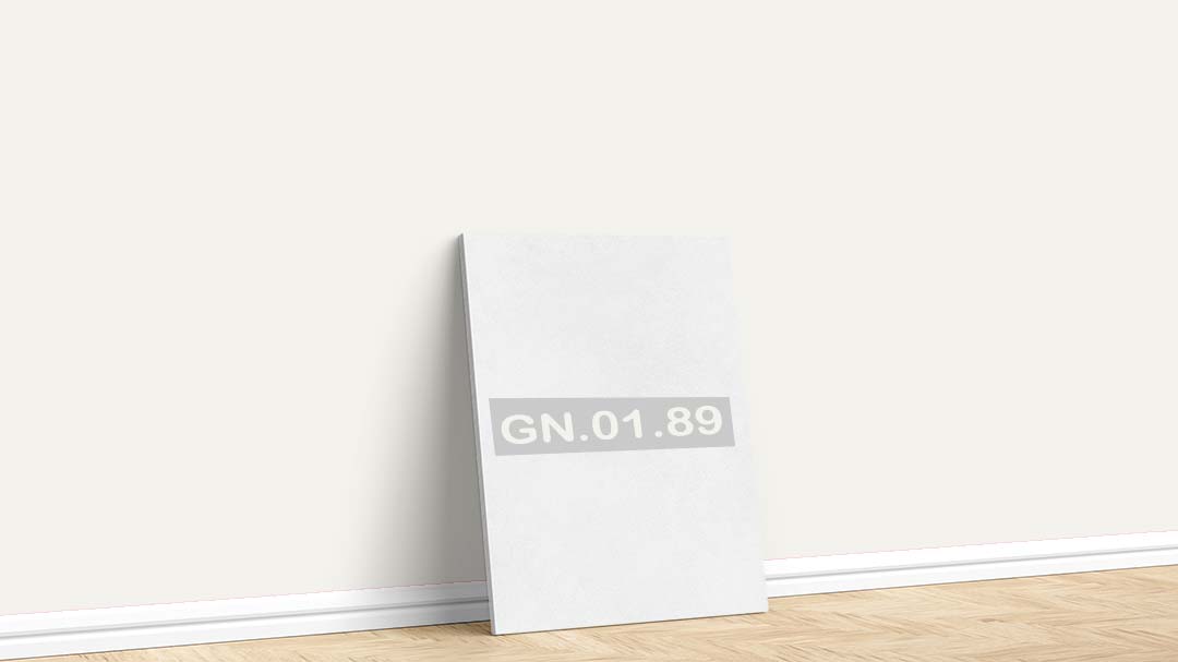 Marshall Beyaz duvar boyası için kullanılan görselde, GN.01.89 kodlu iç cephe rengi ile boyalı bir duvar var.