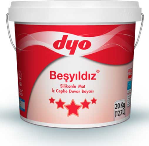 Dyo Beşyıldız Silikonlu Mat İç Cephe Boya Fiyatlari 2022. Dyo Beşyıldız Silikonlu Mat İç Cephe Boya Fiyatları.