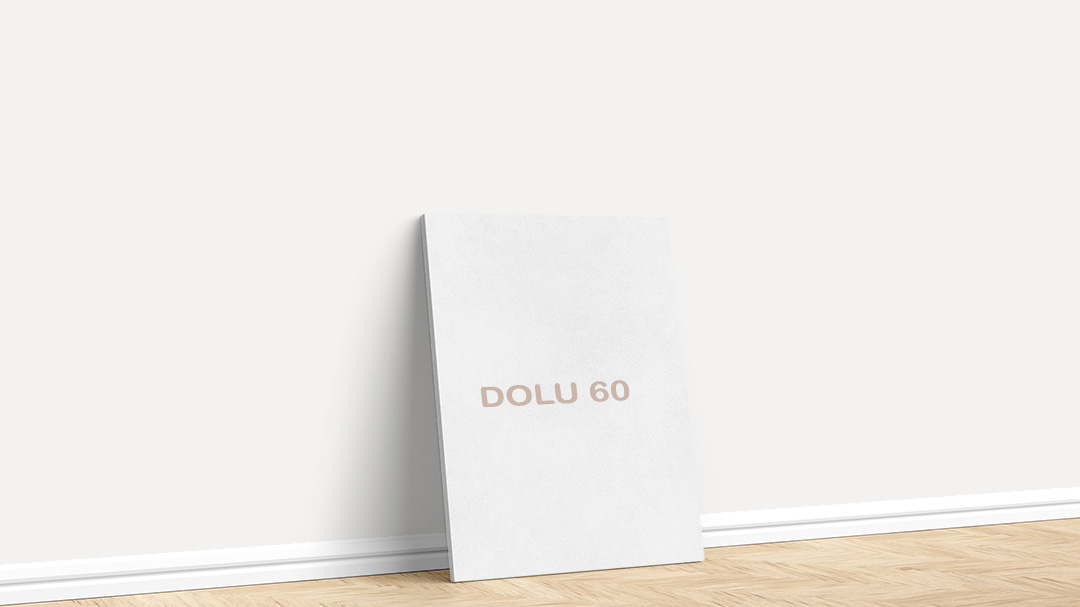 Filli Boya Dolu 60 Boya Rengi. Filli Boya bej boya rengi için kullanılan görselde, Boyacıyım tarafından Dolu 60 isimli iç cephe duvar boyasıyla boyanmış bir duvar var.