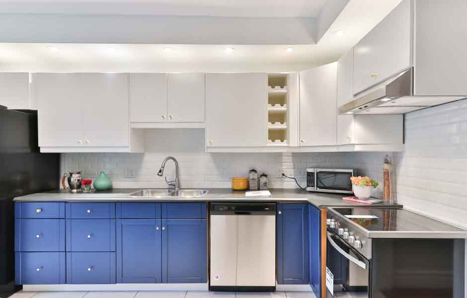 Mutfak Dolabı Renkleri - İki Tonlu Dolaplar.