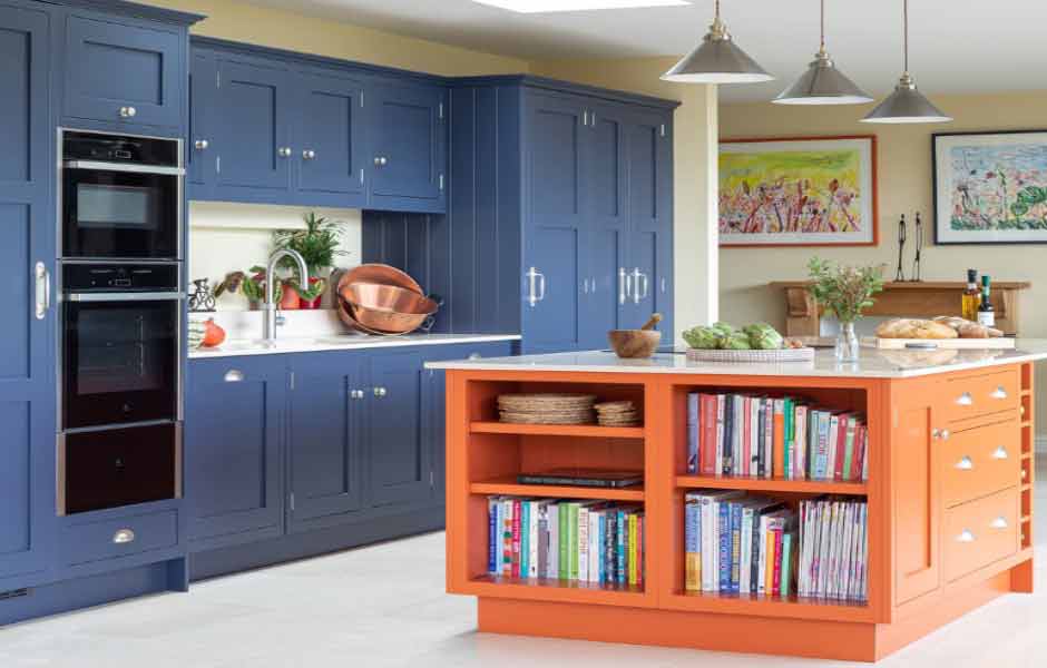 Mutfak Dolabı Renkleri - Gri ve Ahşap Renkli Dolaplar.