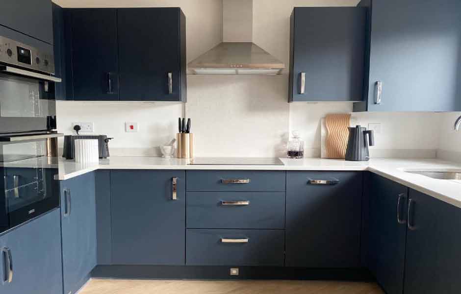 Mavi Mutfak Dolabı Renkleri.