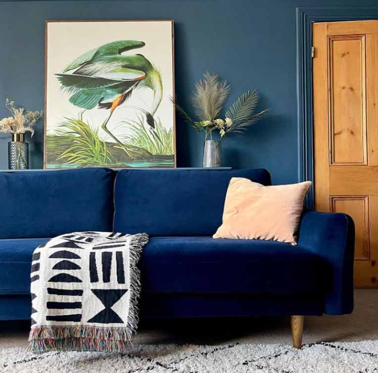 Lacivert Salon Boya Rengi 2022.