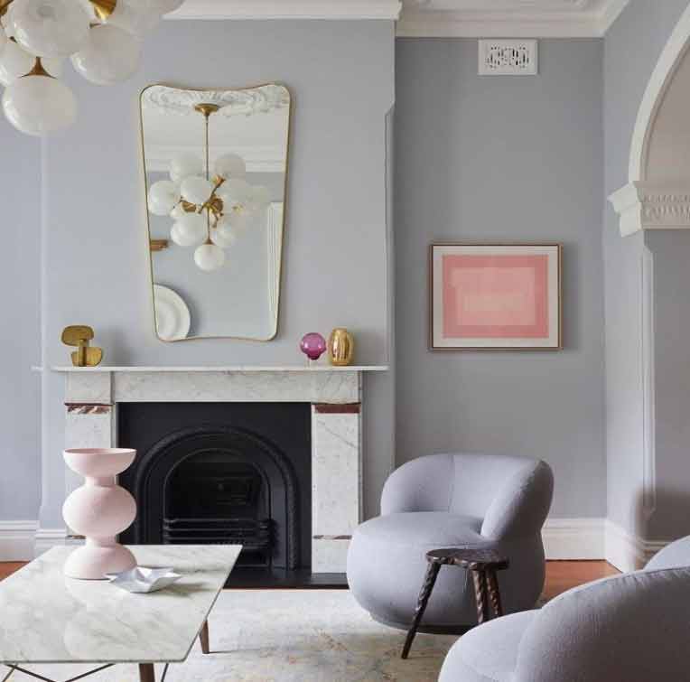 Mavi-Gri Salon Boya Rengi 2022.