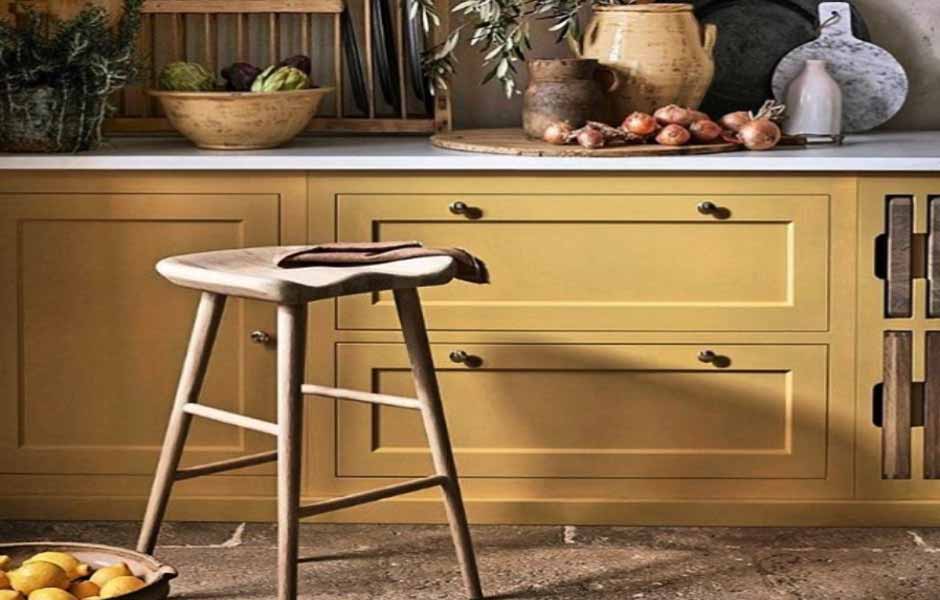 Sarı Mutfak Dolabı Renkleri.