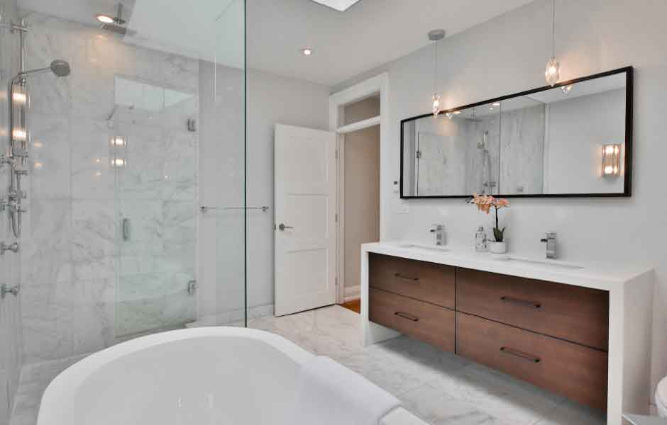 Duşa Devam Eden Banyo Fayans Modelleri