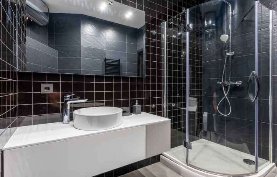 Siyah Banyo Fayans Modelleri