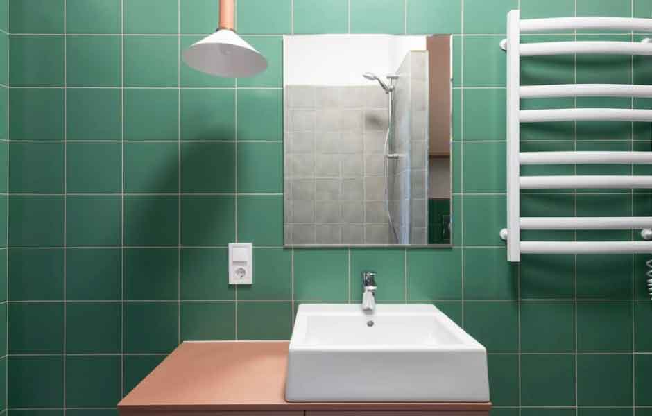 Yeşil Banyo Fayans Modelleri