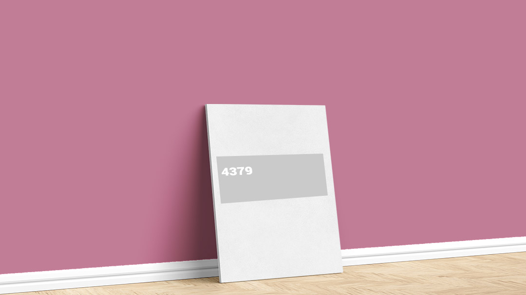 Dyo Kırmızı / Magenta 4379 İç Cephe Boya Renkleri. Görselde, İstanbul boyacı ustası Boyacıyım tarafından Dyo kırmızı magenta 4379 rengi ile boyanmış bir duvar var.