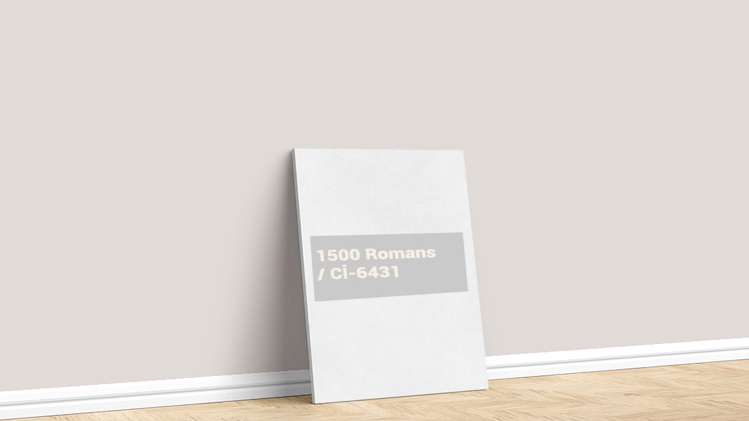 Polisan 1500 Romans İç Cephe Boya Rengi. Görselde, İstanbul boyacı ustası Boyacıyım tarafından Polisan 1500 Romans isimli iç boya rengi ile boyanmış bir duvar var.