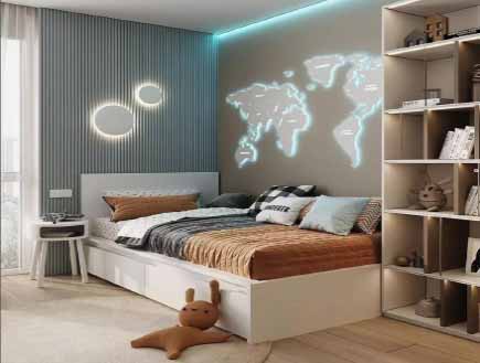 Erkek Çocuk Odası Toprak Boya Rengi.