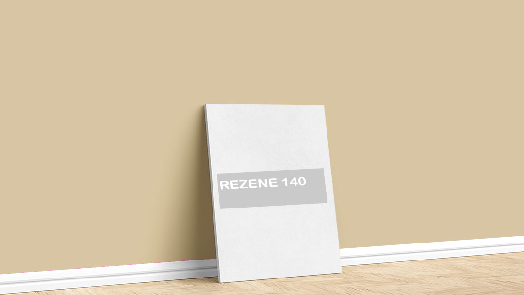 Filli Boya Rezene 140 Kahverengi İç Cephe Boya Rengi. Görselde, Filli Boya kahverengi iç cephe renk kartelasında bulunan Rezene 140 isimli boya rengi ile boyadığımız bir duvar var.
