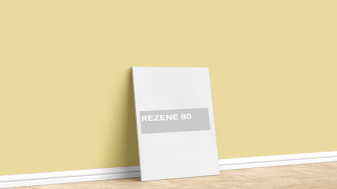 Filli Boya Rezene 80 Kahverengi Boya Rengi. Görselde, Filli Boya kahverengi iç cephe renk kartelasında bulunan Rezene 80 isimli boya rengi ile boyadığımız bir duvar var.