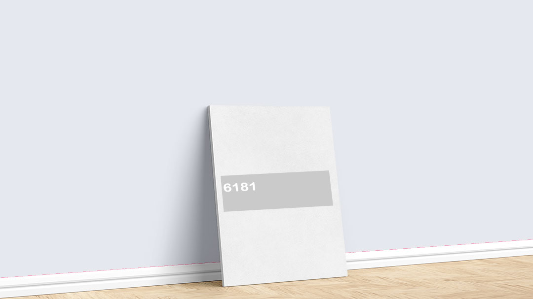 Dyo 6181 İç Cephe Boya Rengi. Görselde, Dyo Mor / Lila iç cephe renk kartelasında bulunan 6181 isimli boya rengi ile boyadığımız bir duvar var.