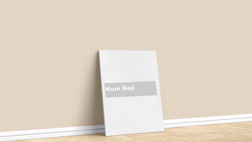 Görselde, Soft Altın Renkleri paleti içinde bulunan Marshall Kum Beji isimli iç cephe boya rengi ile boyanmış bir duvar var.
